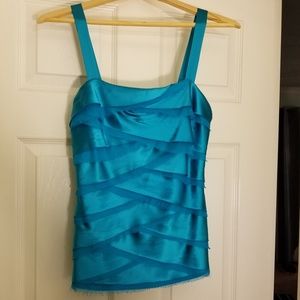 Turquoise Mermaid layered top